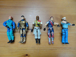 GI Joe Action Figures Mixed Lot 5 Hasbro 3.5 inch Assorted Characters Mixed Q