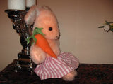 Old Vintage German Bunny Rabbit Plush 16 inch Carrot