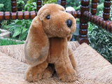 Uni Toys Germany Sitting Basset Hound Plush