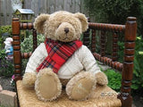 Harrods Large Foot Dated 13" Christmas Bear 2002 Giles