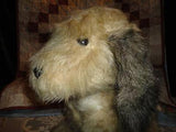 MIGHTY STAR Vintage TERRIER Dog 16 inch Stuffed Plush