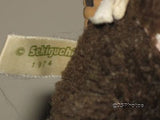Vintage Monchichi Monchhichi Monkey with Bib 1974 Sekiguchi