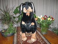 Nico Toy Holland Doberman Dog Plush 20 inch 51 cm RARE