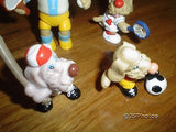 4 Wrinkles Dogs Ganz Bros 1985 Rubber Sports Figures