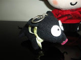Pucca Chinese Doll New with Tag 7 inch & Black Pig Keychain