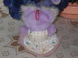 Purple Vintage Koala Bear Girl with Dress