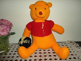 Handmade Knitted WINNIE the POOH Stuffed Bear