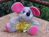 Beren Toys Holland Gray Mouse Stuffed Animal Plush 7 Inch 1970s