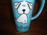 La Senza Lingerie Shop Official Dog Porcelain Cup Mug 6 inch New