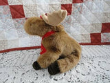 Dakin 1992 MOOSE Stuffed Plush with Hunting Hat