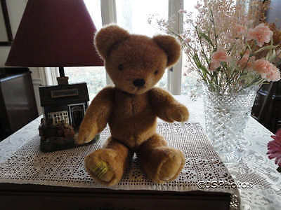 Vintage Merrythought Ironbridge Shrops 14in. Teddy Bear