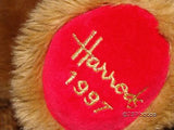 Harrods UK Large Foot Dated Christmas Bear 1997 W Bow