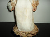 OOAK Primitive Art Doll Poopi Poupee Baby 12 inch Made Ottawa Canada Handpainted