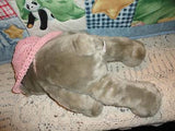 Pawsenclaws & Co HIPPO Handstuffed Plush 16 inch