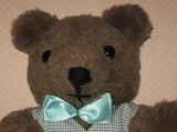 Vintage 70s German Dressed Bear 16 inch