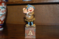 Efteling Holland Gnome Letter A Apple Statue The Laaf Collection 1998 Ltd Ed
