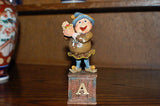 Efteling Holland Gnome Letter A Apple Statue The Laaf Collection 1998 Ltd Ed