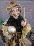 Halloween Witch Artist Designed Large 25 In Tall Handmade Europe 1980s