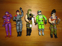 GI Joe Action Figures Mixed Lot 5 Hasbro 3.5 inch Assorted Characters Mixed G