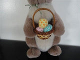 Gund Classic Pooh Brown Rabbit with Egg Basket 10 Inch