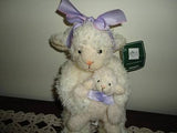 Russ Berrie LAMBKINS Mother Sheep & Baby Lamb w Tags
