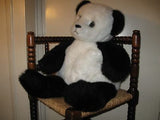 Merrythought Ironbridge Shropshire Jumbo 28 inch Panda Bear 1980s OVER 2 FT