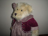 Teddy Treasures Girl Bear Handcrafted with Purse 14 Inch
