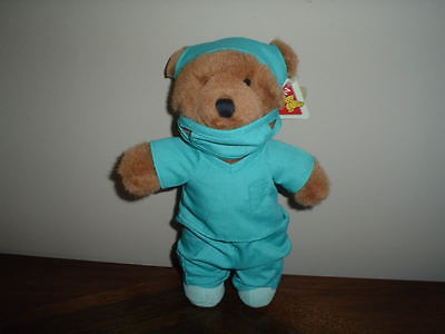 Dakin Applause Doctor Bear Brown 8 Inch 14705 With Tags Vintage