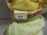 Spongebob Squarepants Teddy Bear Authentic Licensed Complete Outfit 13 inch 2006