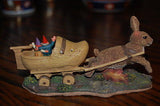 Rien Poortvliet Classic Villages David the Gnome Statue Sailing Away Figurine