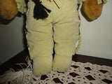 Goffa Plush Vintage NATIVE AMERICAN BEAR w Clothing