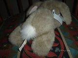 Bearington Collection Bunny Rabbit Plush Retired 9.5 inch Blue Satin Ribbon