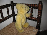 Dean's Rag Book UK Exclusive Yellow Mohair Bear " Roo "