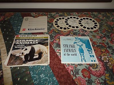 VTG 1958 View Master World of Science STRANGE ANIMALS of the WORLD