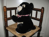 Black Teddy Bear 14 inch Sitting Tottenham London Uk
