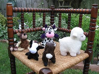 Lot of 5 Dutch German Farm Forest Plush