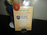 Merrythought Cheeky on the Beat Police Bear Blue Mohair Ltd Edition 352/500 Uk