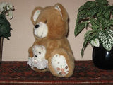Old Vintage 9 Inch Dutch Teddy Bear Mom and Baby