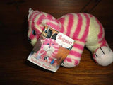 BAGPUSS Talking Cat Plush Pink White Striped 9 Inch Shropshire UK Golden Bear
