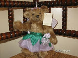 Russ Past Times UK Mirabelle Fairy Bear with Tags Faux Mohair