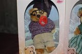 Schuco Bearli Grandpa Grandma Opa Oma Bears Collectible Mohair NIB Set of 2