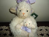 Russ Berrie LAMBKINS Mother Sheep & Baby Lamb w Tags