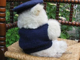 PMS LTD UK RSPCA Police Bear Handknitted Sweater and Hat