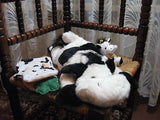 Lot of 3 Collectible Cow Germany Dutch Plush Handpuppet Shamrock