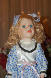 German Porcelain Doll Floral Dress 40 CM NEW in Box