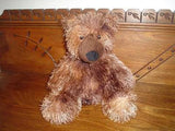 Aurora World Brown Teddy Bear Long Fiber Plush 10 inch Sitting Handmade