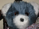 Sunshine Toys UK Blue furry plush Bear 1970s