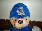 Antique Police Bear Sweet Dreams West Sussex UK 16" Blue Fur