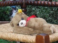 Steiff Floppy Bear Lying Light Brown 082108