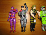 GI Joe Action Figures Mixed Lot 5 Hasbro 3.5 inch Assorted Characters Mixed G